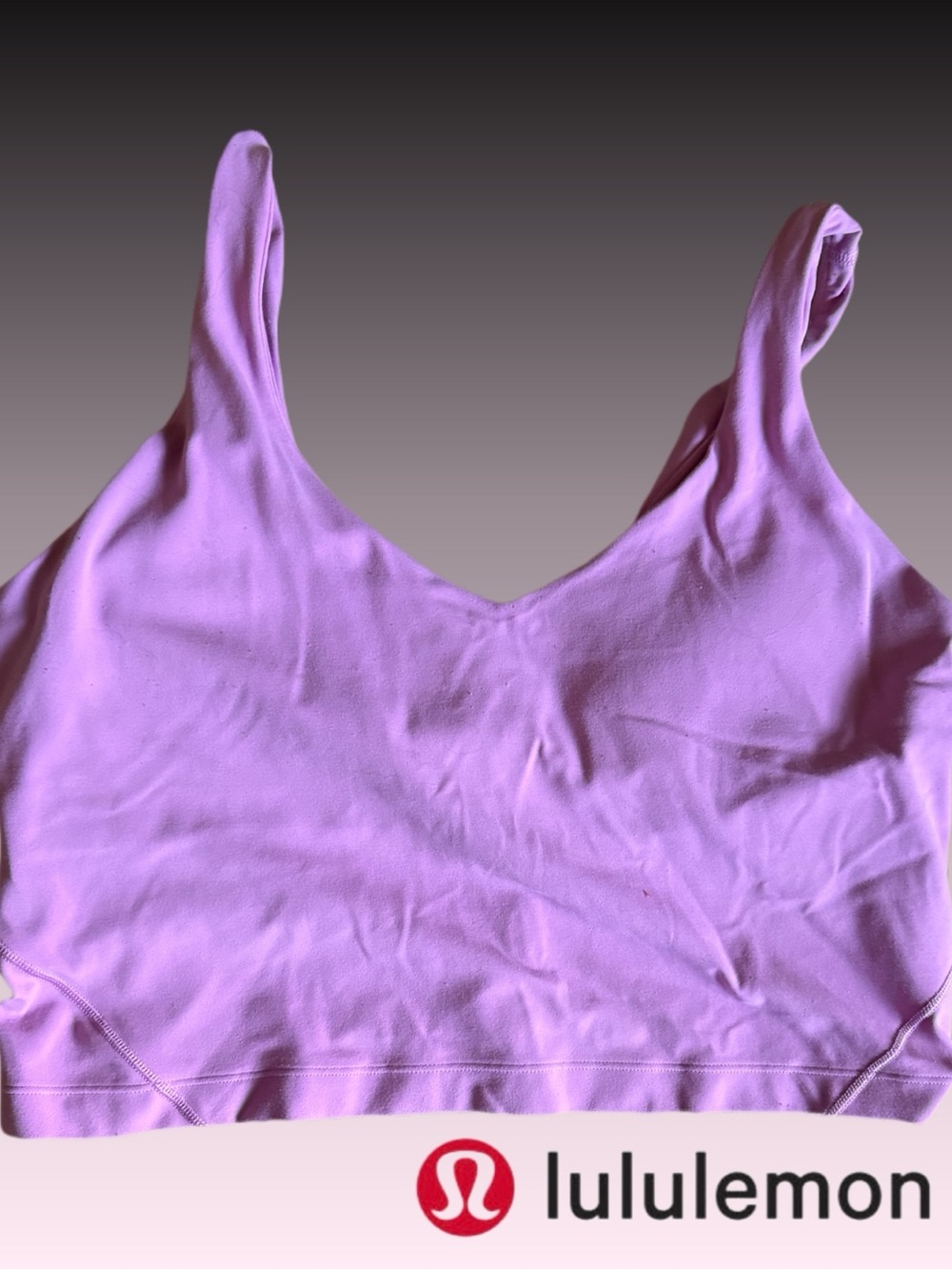 Lululemon Women's Light Purple Bralette Tank size 12